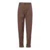 Noend Denim Brown Syd Utility Balloon Pants In Coco In Brown