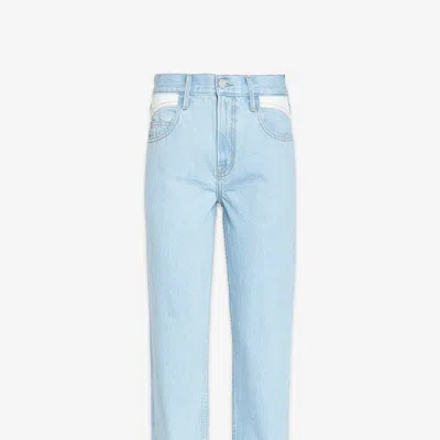 Noend Denim Elena Relaxed Tapered Jeans In Blue