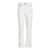 Noend Denim Farrah Kick Flare Jeans In White In White