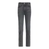 Noend Denim Grey Eve Slim Straight Crop In Philly In Grey