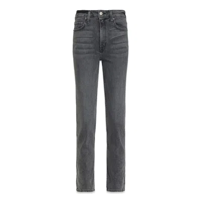 Noend Denim Grey Eve Slim Straight Crop In Philly