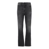 Noend Denim Grey Farrah Kick Flare Jeans In Troy In Grey