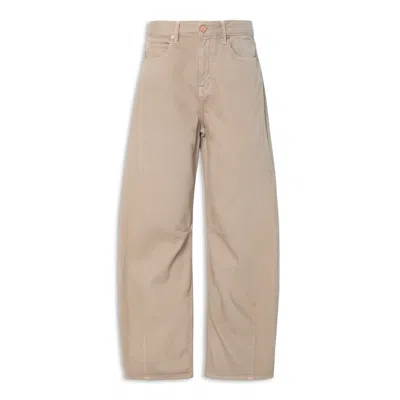 Noend Denim Neutrals Kallie Relaxed Curve In Mocha In Brown