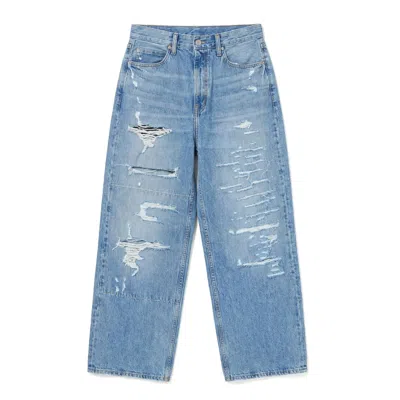 Noend Denim Noend Men's Baggy Rigid Jeans - Blue In Multi