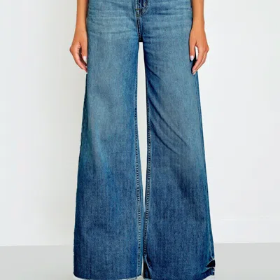 Noend Denim Sophia Super High Rise Wide Leg Jeans In Blue
