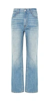 Noend Denim Blue Taylor Boxy Straight Jeans In Key West In Blue