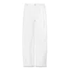 Noend Denim White Adeline Cropped Barrel In Snow In White