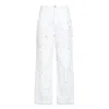 Noend Denim Carpenter Utility Pants In Bangor In White