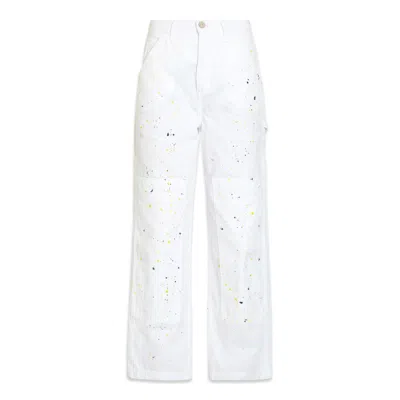 Noend Denim Carpenter Utility Pants In Bangor In White