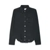 Noend Denim Women's Amaya Denim Shirt In Moonless Black In Black