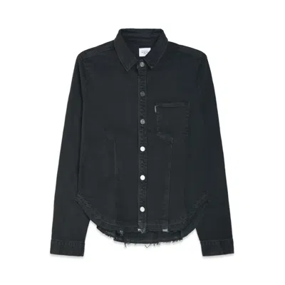 Noend Denim Women's Amaya Denim Shirt In Moonless Black