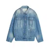Noend Denim Women's Blue Alexis Roomy Fit Jacket In Slateville In Blue