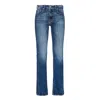 Noend Denim Women's Blue Grace Mid Rise Flare Jeans In Mystic In Blue