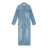 Noend Denim Women's Blue Yanni Cropped Jumpsuit In Cheepsapeake In Blue