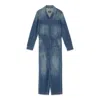 Noend Denim Women's Blue Yanni Denim Jumpsuit In Sirius In Blue