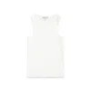 Noend Denim Women's Daisy Rib Tank Top In White In White