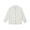 Noend Denim Women's Neutrals Wes Balloon Utility Jacket In Cream In White