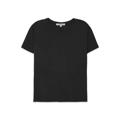 Noend Denim Women's Supima Cotton Crew Neck Tee In Vintage Black