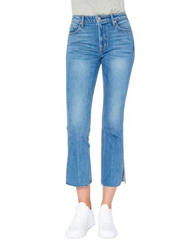 Noend Farrah Mid Rise Kick Flare Jeans In Hudson In Multi