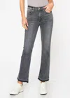 Noend Farrah Mid Rise Kick Flare Jeans In Philly In Gray