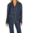 Noend Lauren Denim Blazer In Sparks