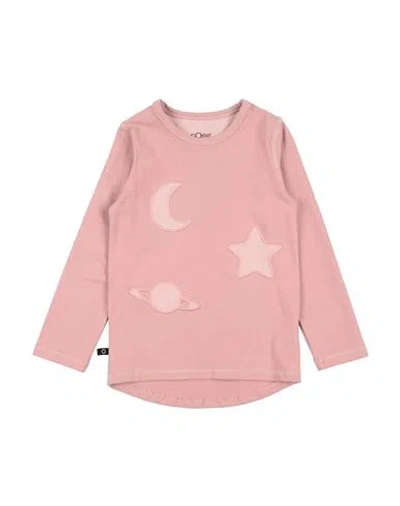 Noeser Woman T-shirt Antique Rose Size 9 Organic Cotton, Elastane In Pink