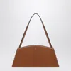 Noesi Jade Light Brown Leather Bag In Brown