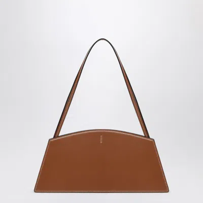 Noesi Jade Light Brown Leather Bag