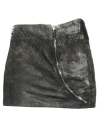 No/faith Studios Woman Mini Skirt Dark Green Size S Leather In Green