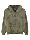 No/faith Studios Zip-up Hoodie In Brown