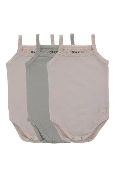 Noggiwear Babies'  Basic Bodysuit Three Pack In Multi