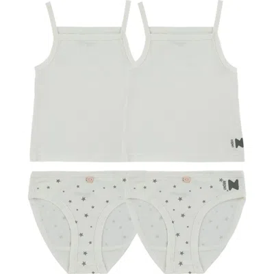 Noggiwear Kids'  Button Collection Set In White