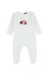 Noggiwear Clover Embroidered Footie In Green