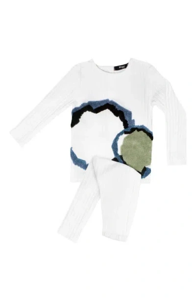 Noggiwear Kids'  Geometric Circle Loungewear Set