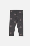 Noggiwear Illuminating Stars Leggings In Charcoal