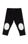 Noggiwear Ivory Fleece Patch Legging In Ivory