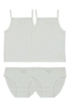 Noggiwear Kids'  Pointelle Loungewear Set In Ivory