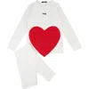Noggiwear Puffy Heart Collection Loungwear Set In Multi