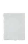 Noggiwear Side Ruffle Blanket In Ivory