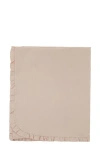 Noggiwear Side Ruffle Blanket In Pale Pink