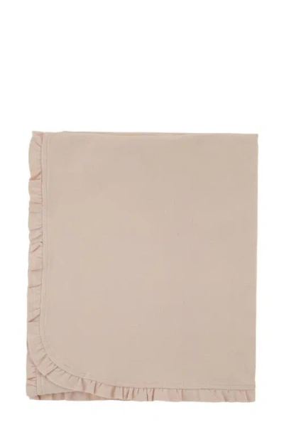 Noggiwear Side Ruffle Blanket In Pale Pink