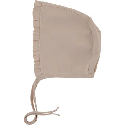 Noggiwear Kids'  Side Ruffle Bonnet In Pale Pink
