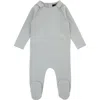 Noggiwear Kids'  Side Ruffle Footie In Pale Blue