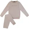 Noggiwear Sing Me A Song Loungewear Set In Natural