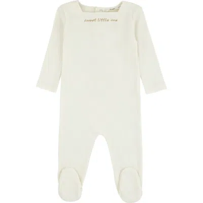 Noggiwear Babies'  Sweet Little One Footie In Gold