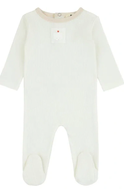 Noggiwear Babies'  Teddy Patch Footie In White