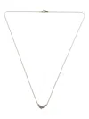 Noguchi 14k White Gold Cluster Diamond Necklace In Gold