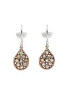 Noguchi 14k White Gold Drops Diamond Earrings In Gold