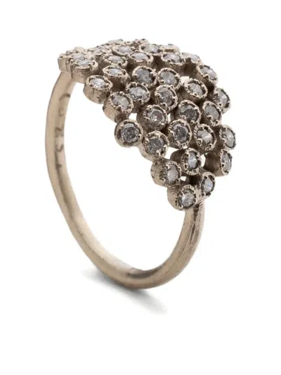 Noguchi 14k White Gold Nuage Diamond Ring