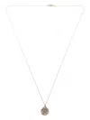 Noguchi 14k Yellow Gold Diamond Drop R Diamond Necklace In Gold